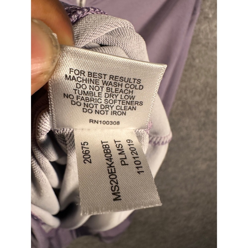 Peter Millar Mens 2X Purple Quarter Zip Pullover Golf Sweater MS20EK40BBT - Picture 5 of 8